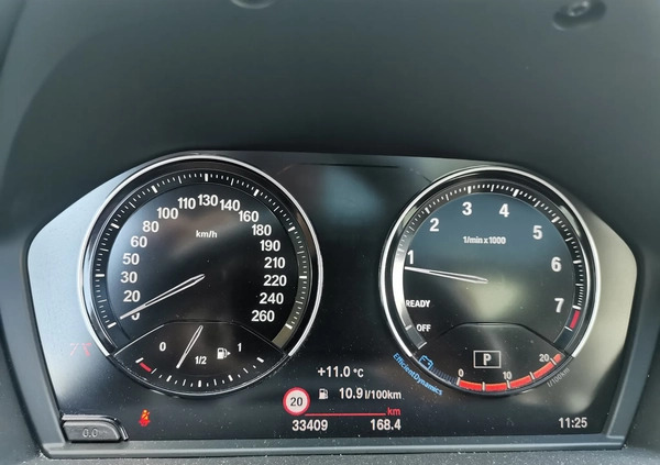 BMW X1 cena 126900 przebieg: 33500, rok produkcji 2019 z Słupsk małe 781